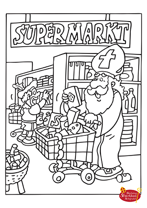 Sint-in-supermarkt